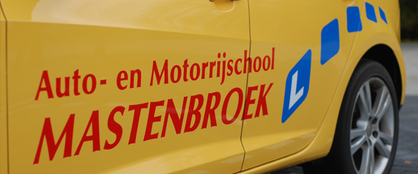 Rijschool Mastenbroek (zijkant)